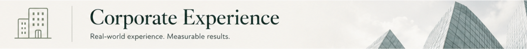 Corporate Experience